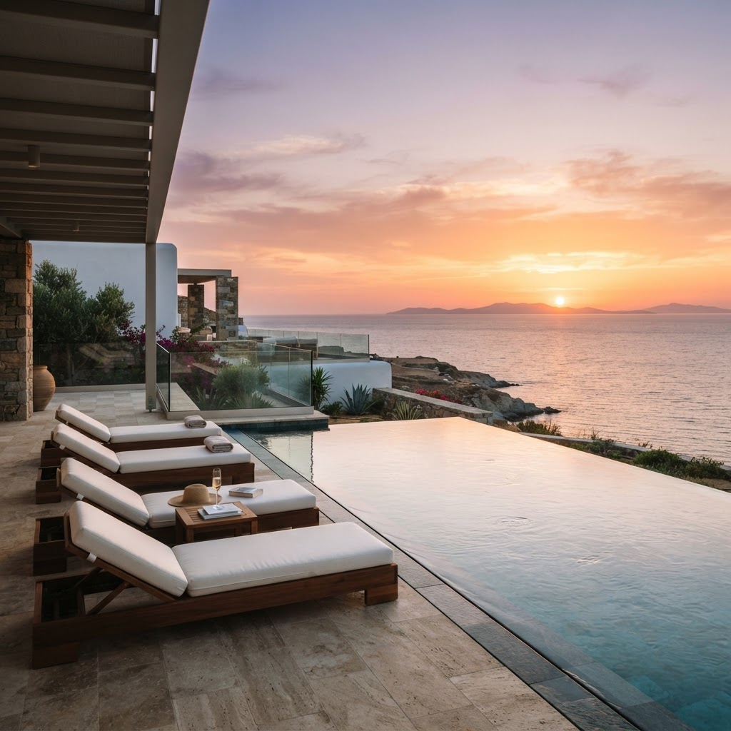 Luxury infinity pool — the YTC experience